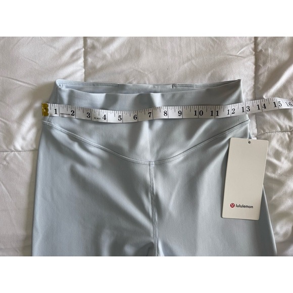 New Lululemon Wunder Under Size 8 Senseknit HR Tight 25" Starch Blue Compression - Picture 4 of 11